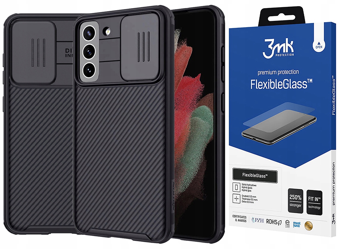 

Etui Case Camshield do Galaxy S21 Fe 5G Szkło 3MK