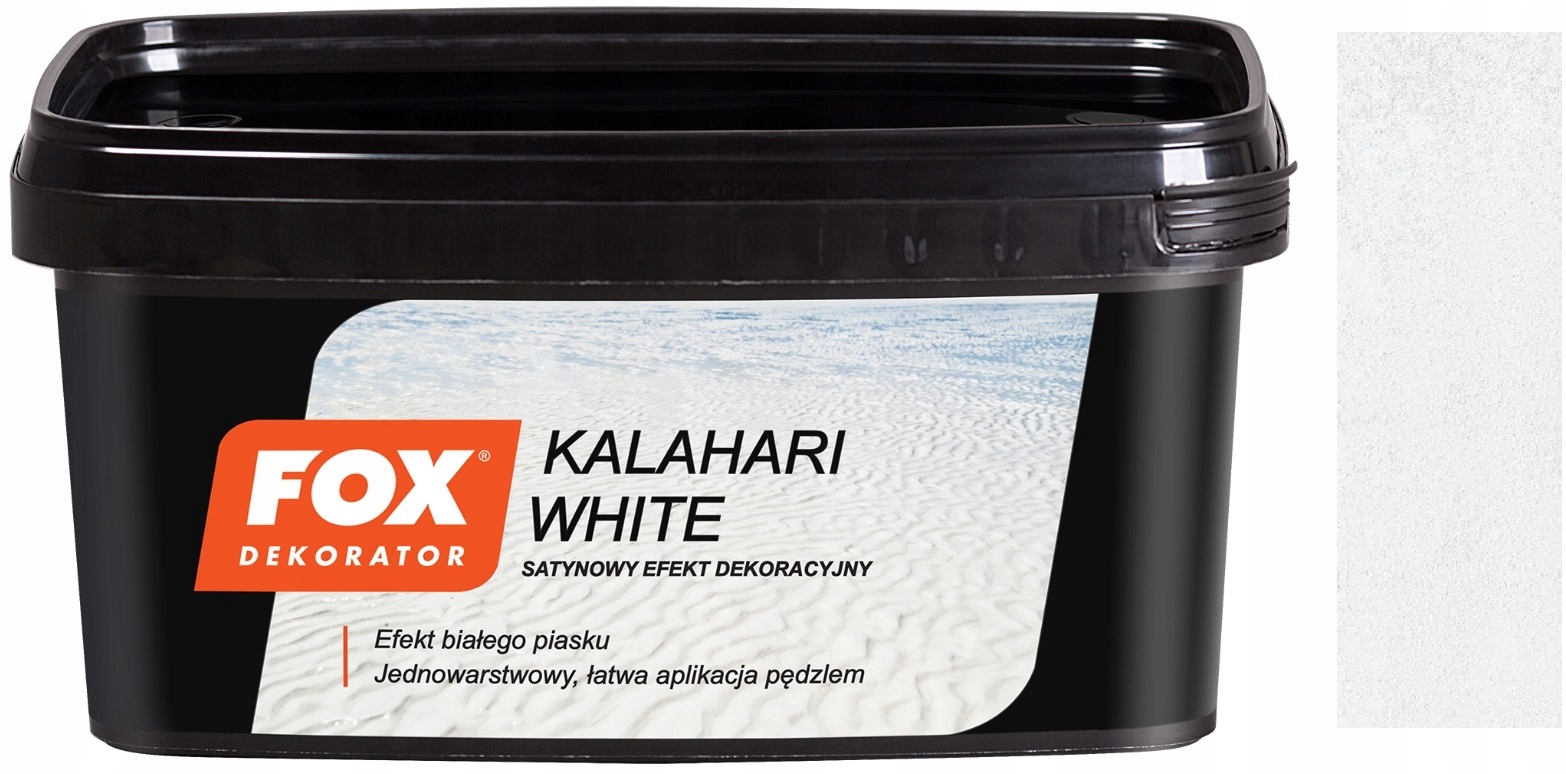 Fox Dekorator Farba Strukturalna Kalahari White Biała 3L