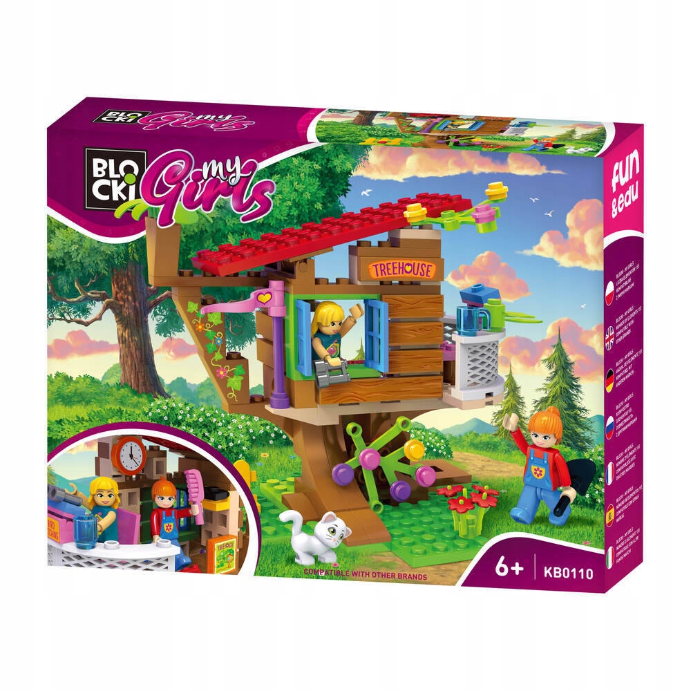 

Klocki Blocki 155 El Domek na drzewie KB0110