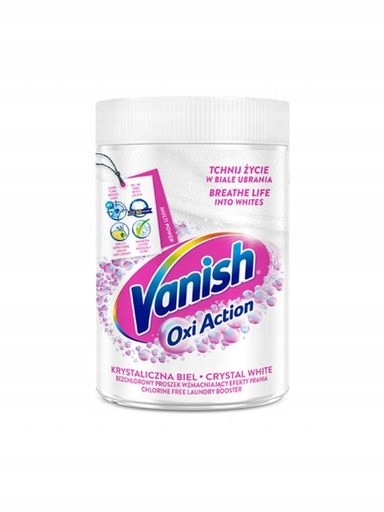 Levně 2x Vanish Oxi Action White Odstraňovač skvrn na bílé vlasy 625 g