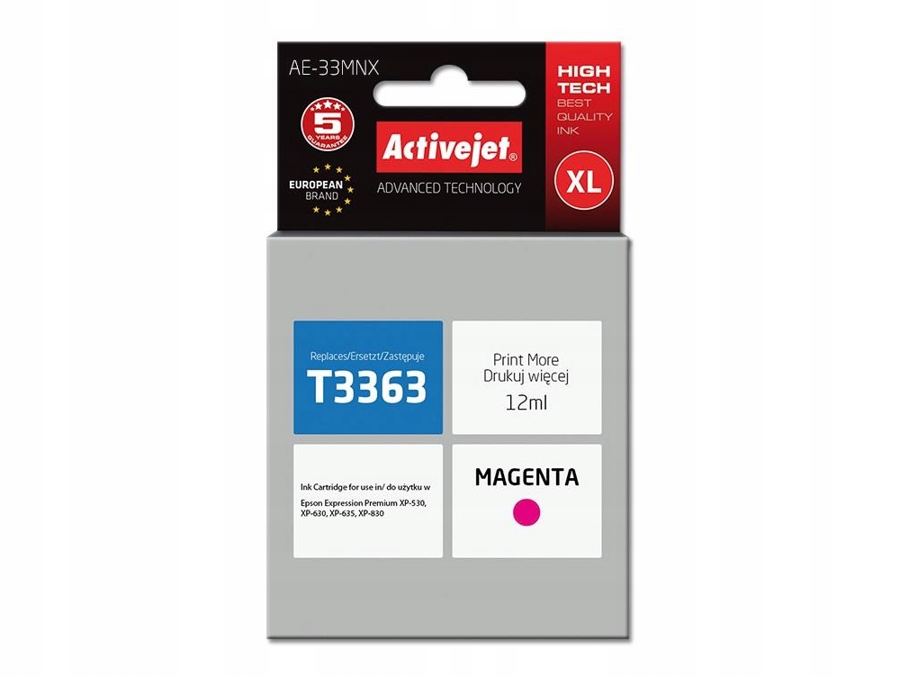 

Tusz do Epson Expression Prem XP-630 XP-635 Red XL