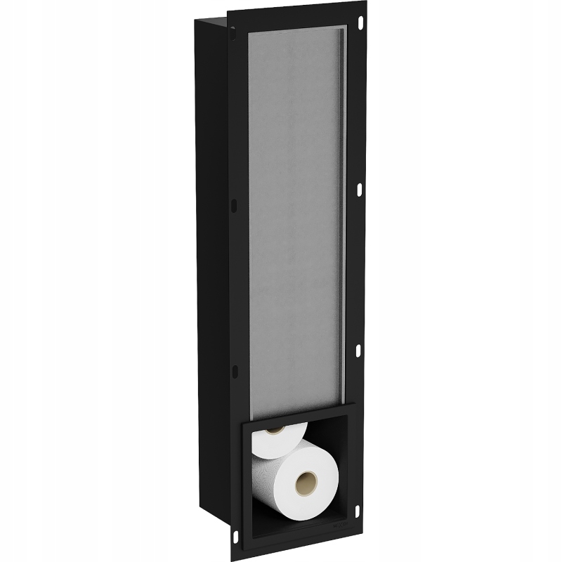 Mexen X-Wall-B zásobník toaletného papiera, Čierna 1975