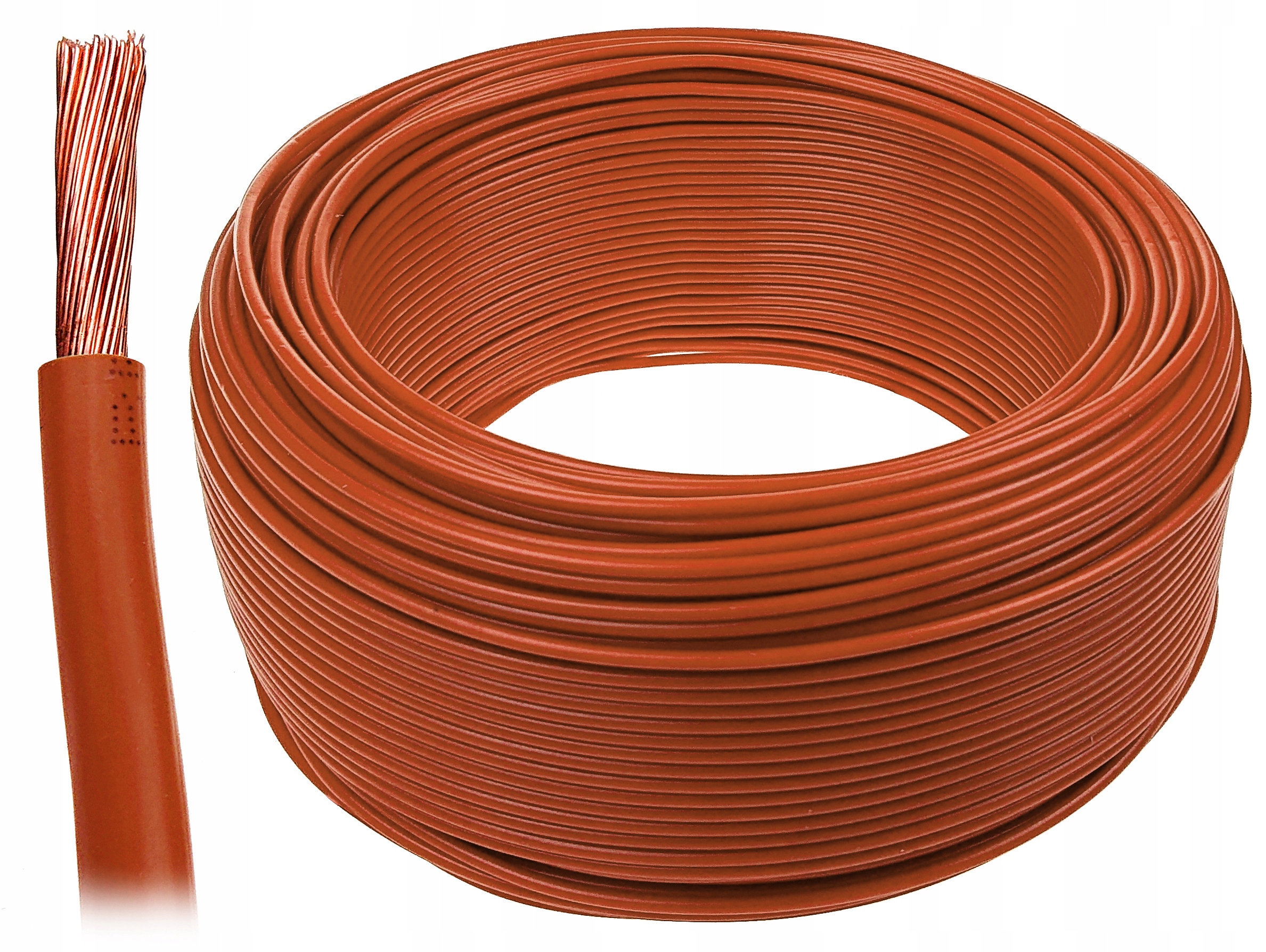 

Przewód kabel linka Lgy 2,5mm brązowy 1x2,5 10m