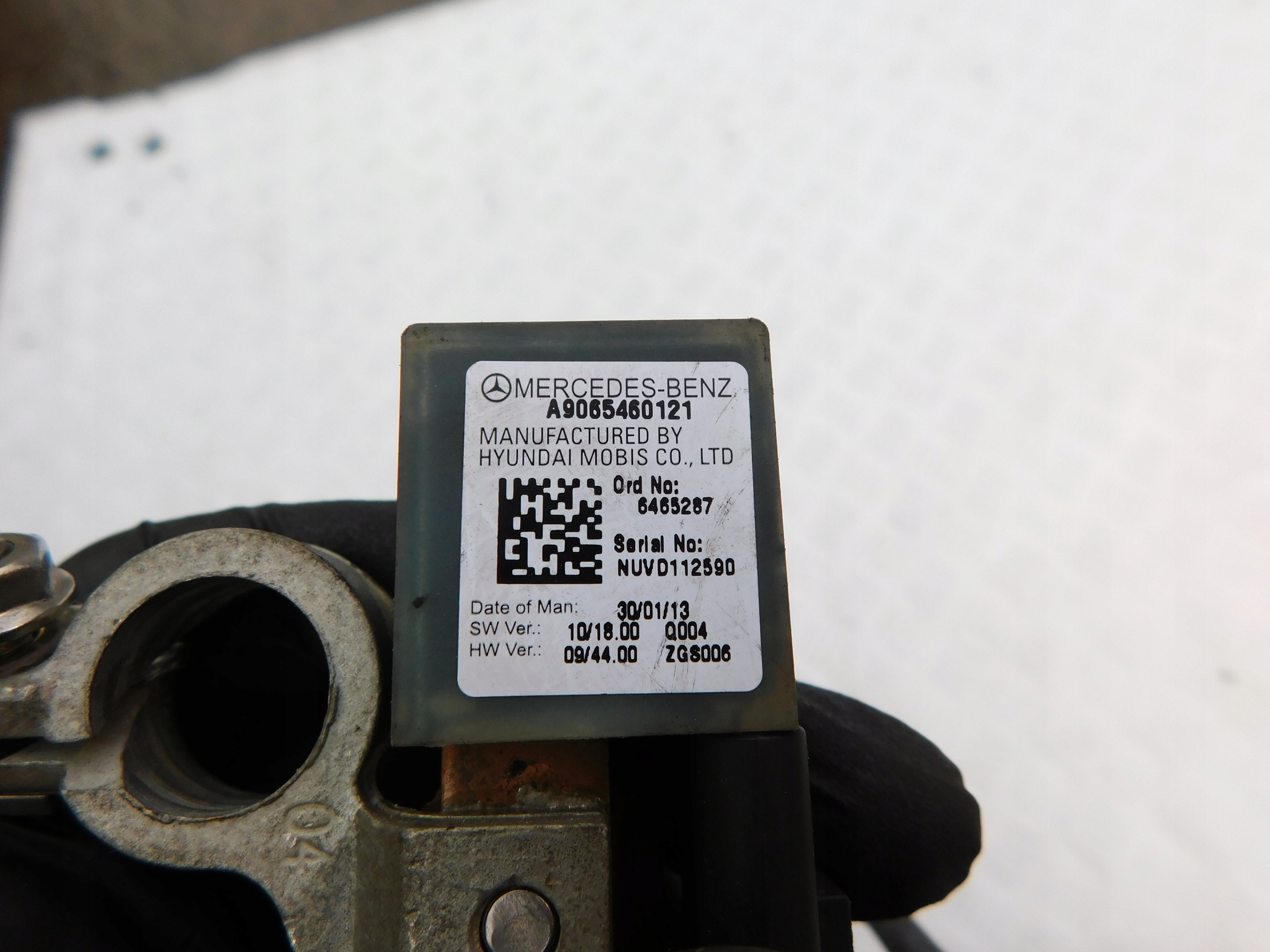 Mercedes Sprinter 906 Schlauch Batteriemanagement Sensor