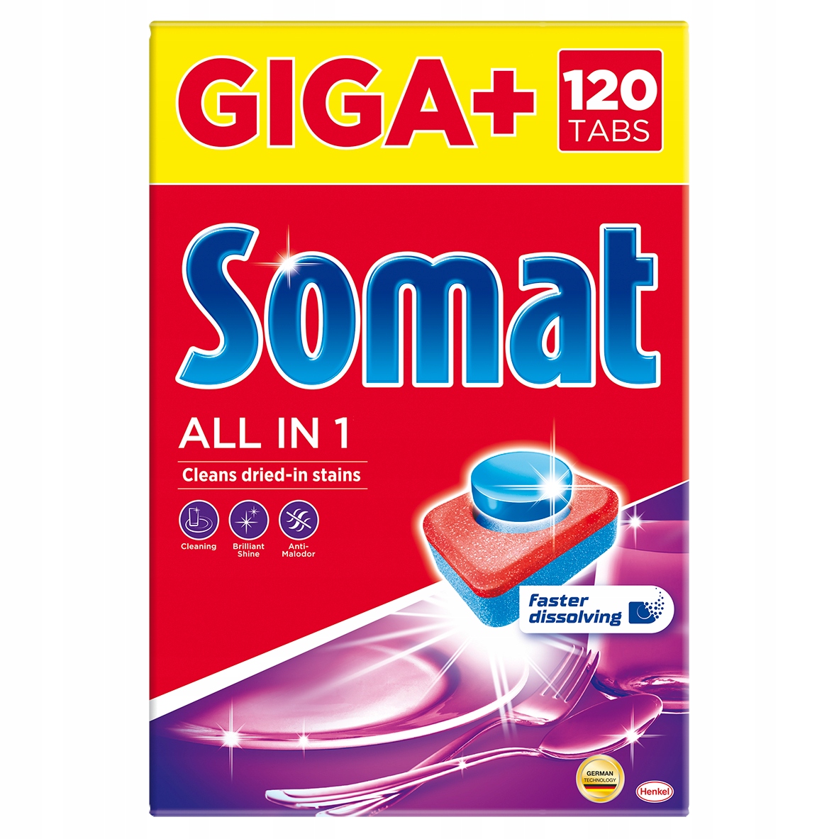 

Somat Tabletki do zmywarki All in One 120szt