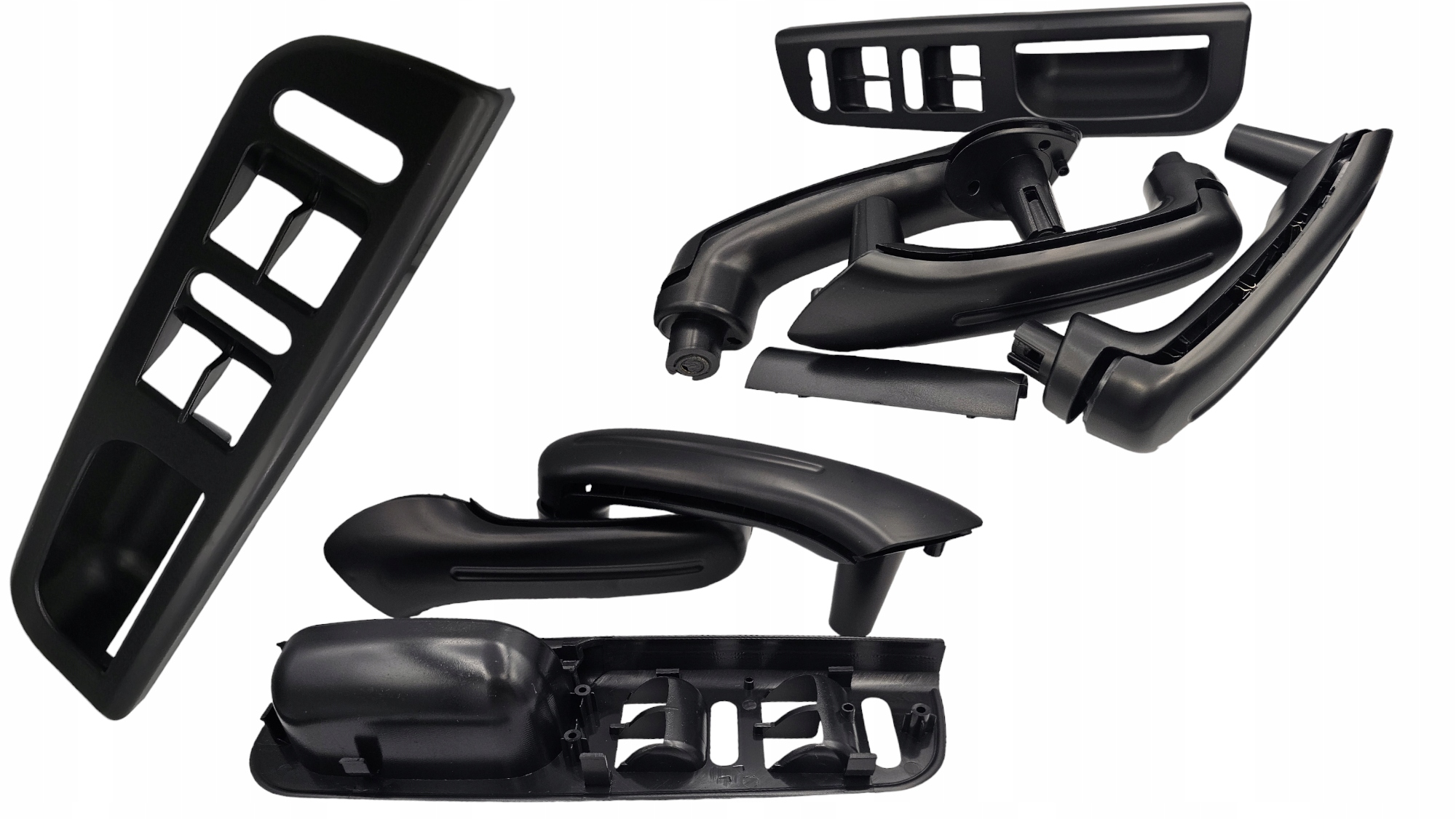 Sada úchytů Černá Držák Panel Dveří Volkswagen Golf IV 1997-2006
