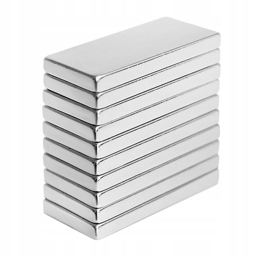 

Mocny Magnes Neodymowy 10x5x1 mm Komplet 10 szt