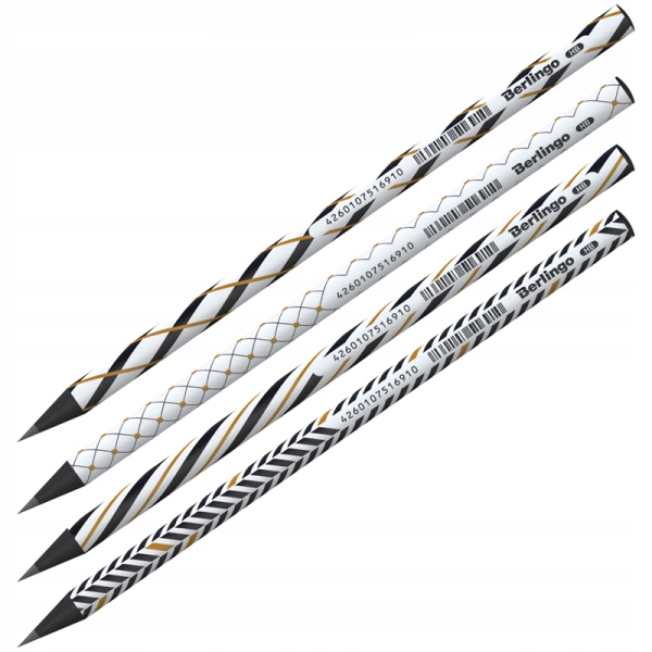 Ołówek 4 szt. HB Berlingo Vortex