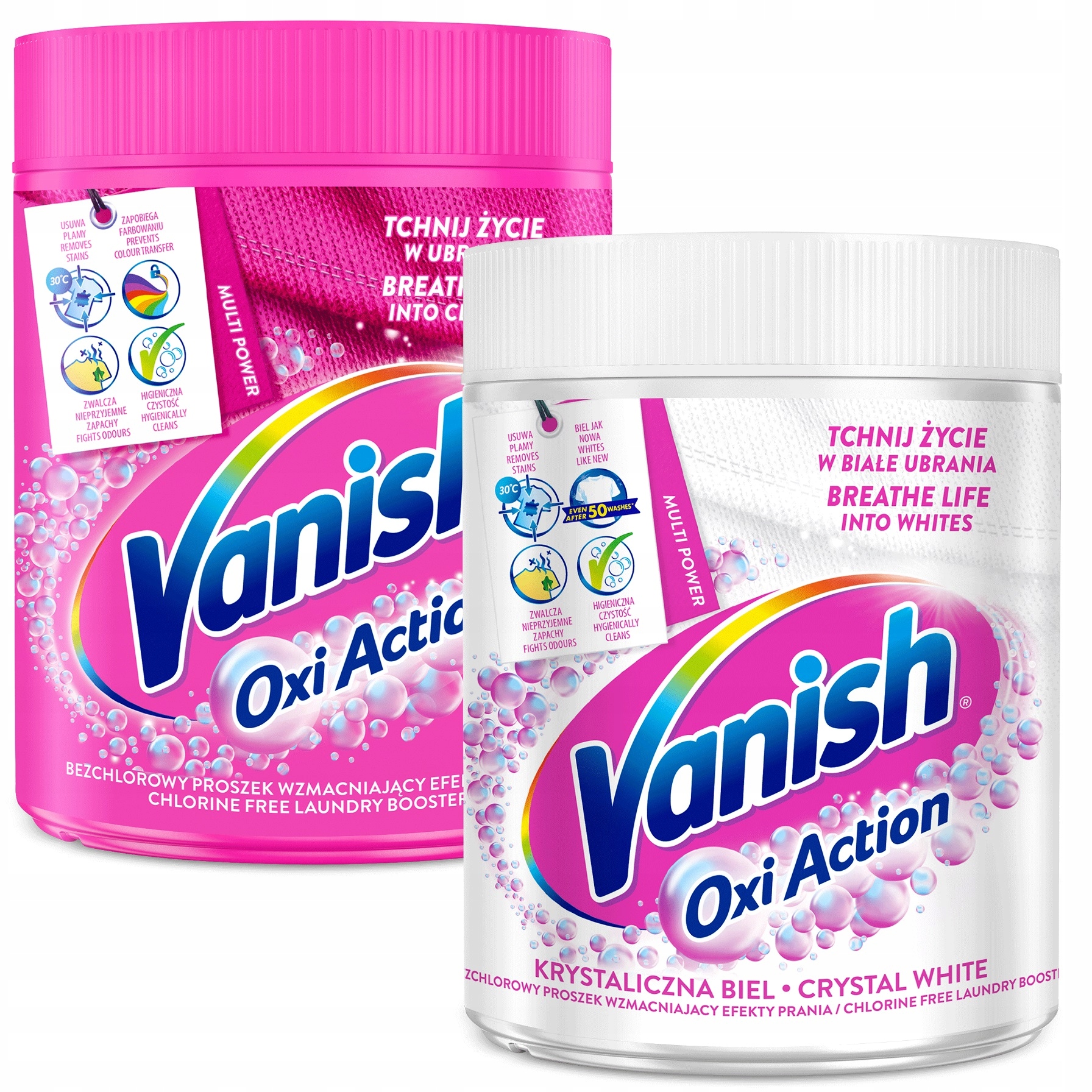 

Vanish Oxi Action Odplamiacz Kolor Białe 2 x 470g