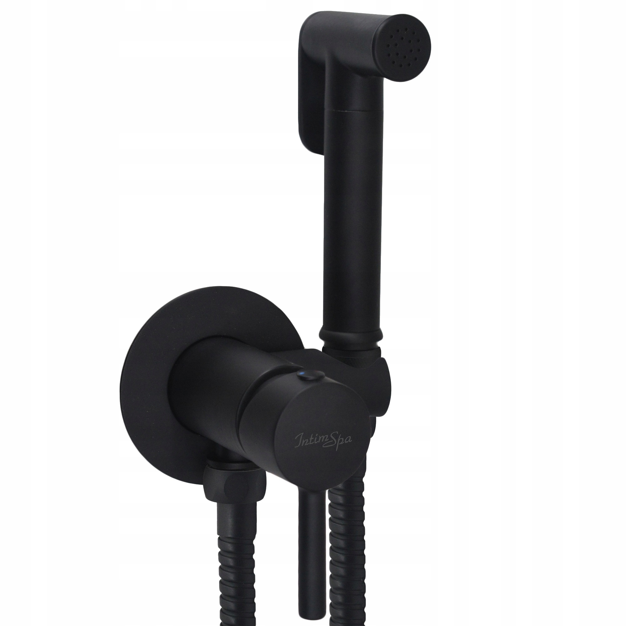 Podomietkový bidetový set Mixa čierny mat IntimSpa