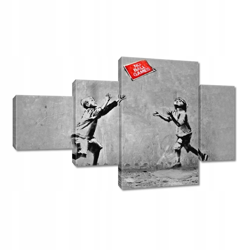 

Obrazy 130x80 Banksy No Ball Games