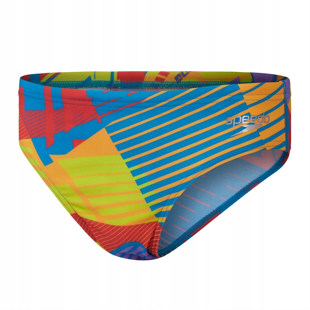 Chlapecké plavky Speedo Alov Digi Bf 6.5Cm Junior Red/yellow 11-12