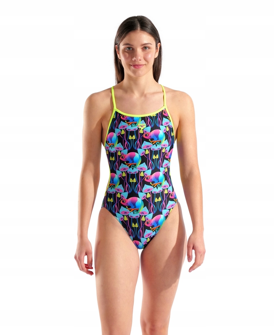 Strój kąpielowy damski Arena Multi Chameleons Swimsuit 40