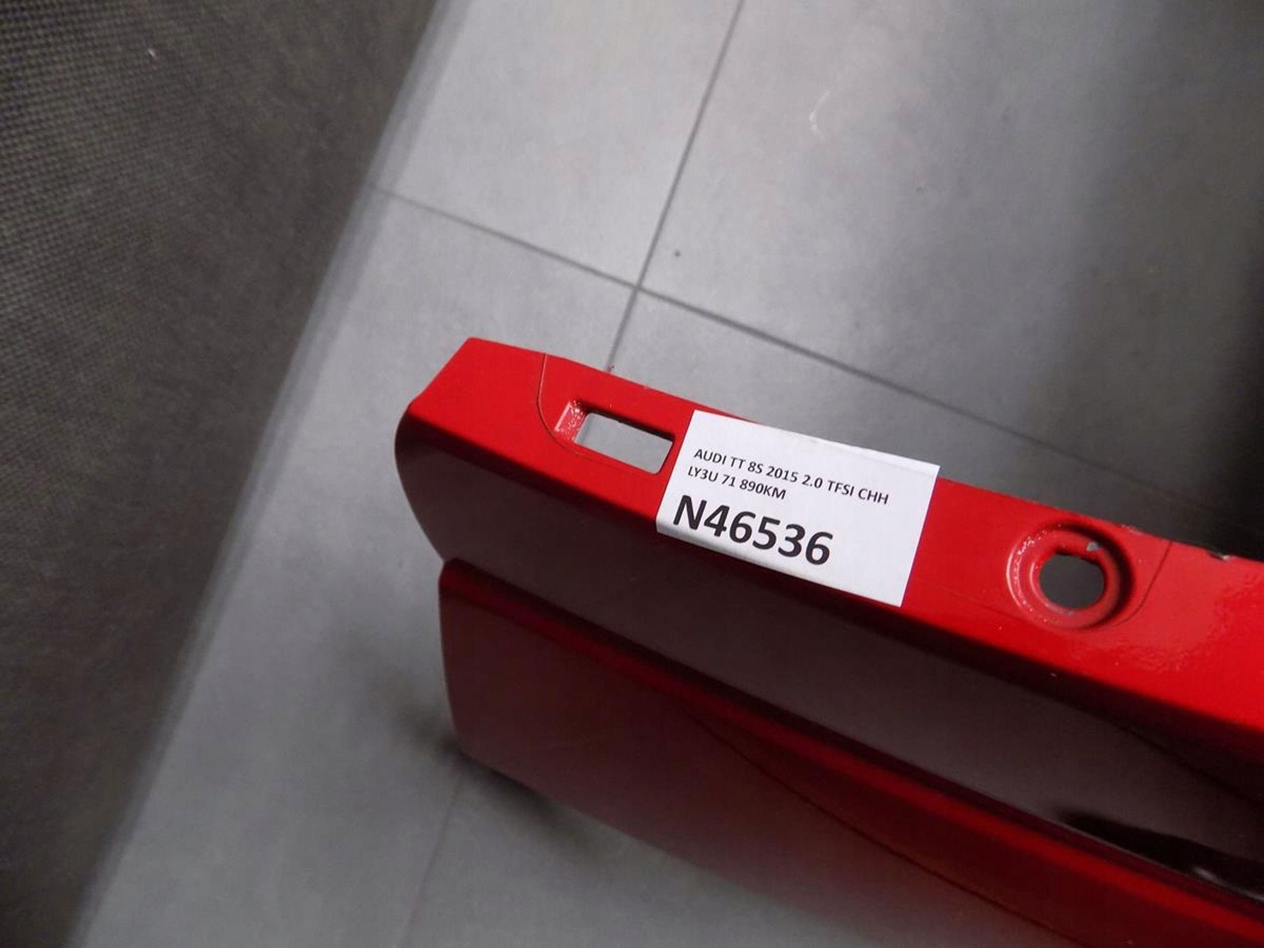 AUDI TT 8S bumper rear part S-LINE supports PDC KPL LY3U