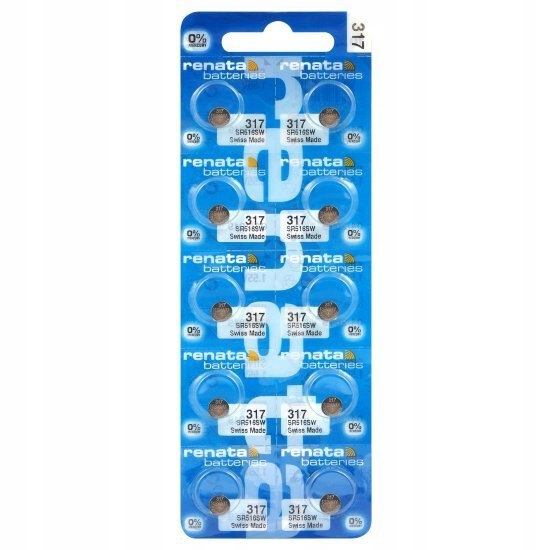 

Bateria srebrowa mini Renata 317 SR516W SR62 1SZT