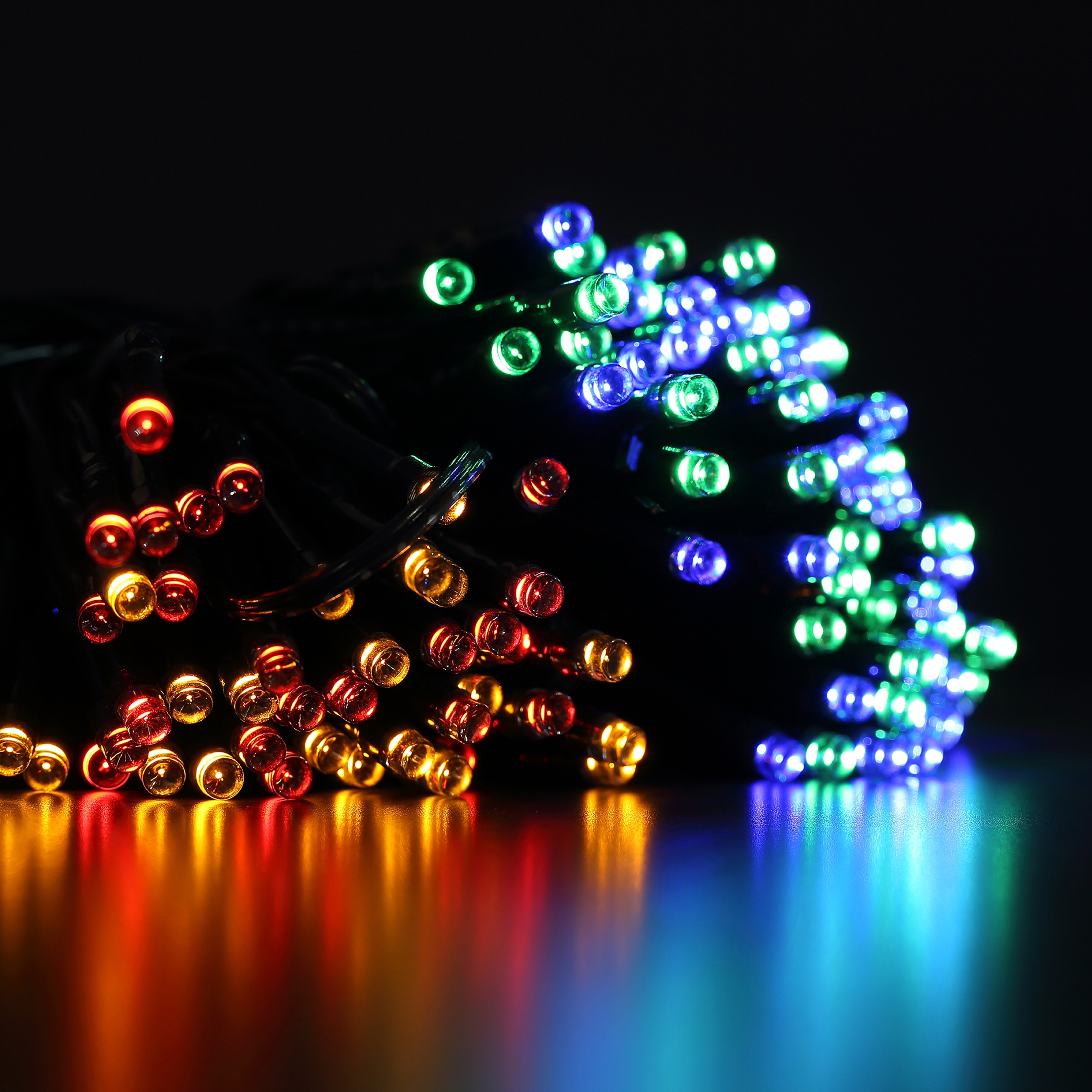 Girlanda solarna ogrodowa 100xLED GOLDLUX Średnica kuli 0.5 cm