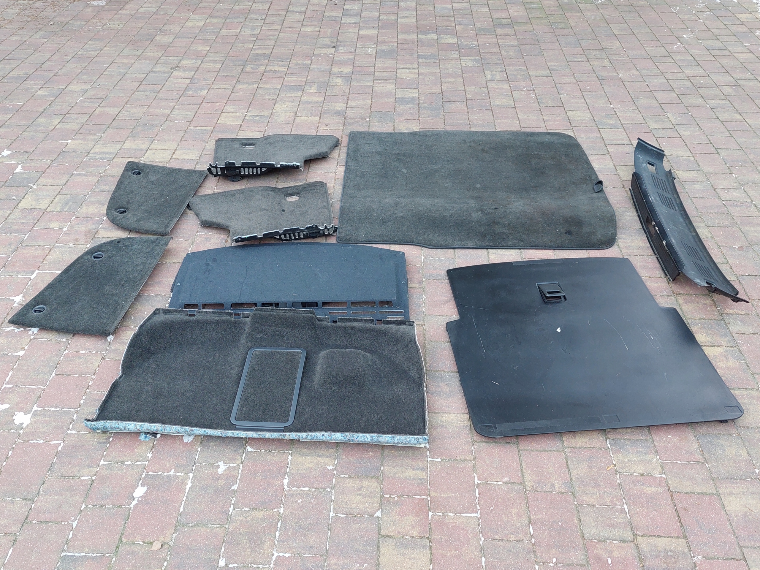 mats boot upholstery side rear part BENTLEY CONTINENTAL FLYING SPUR