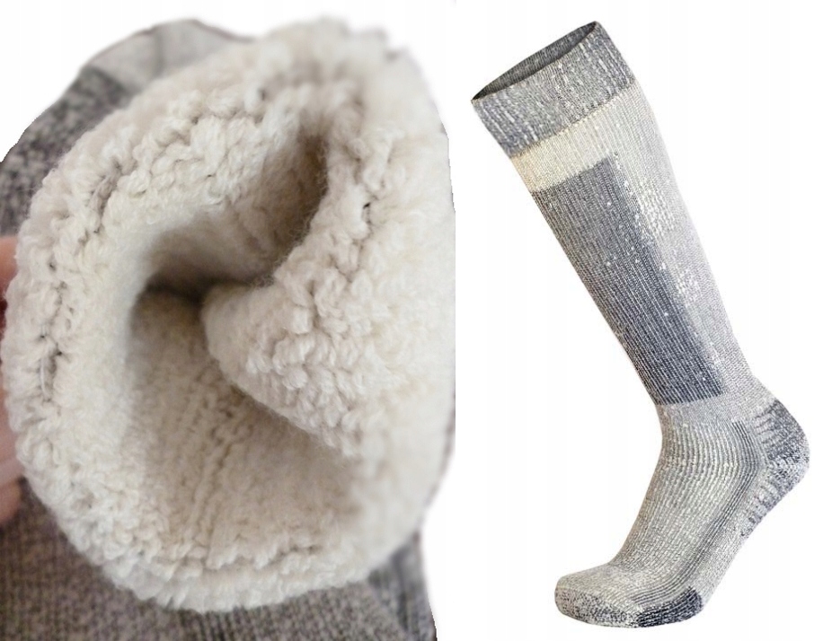 

Skarpety wełna Merino 90% zimowe Ciepłe L 43-46
