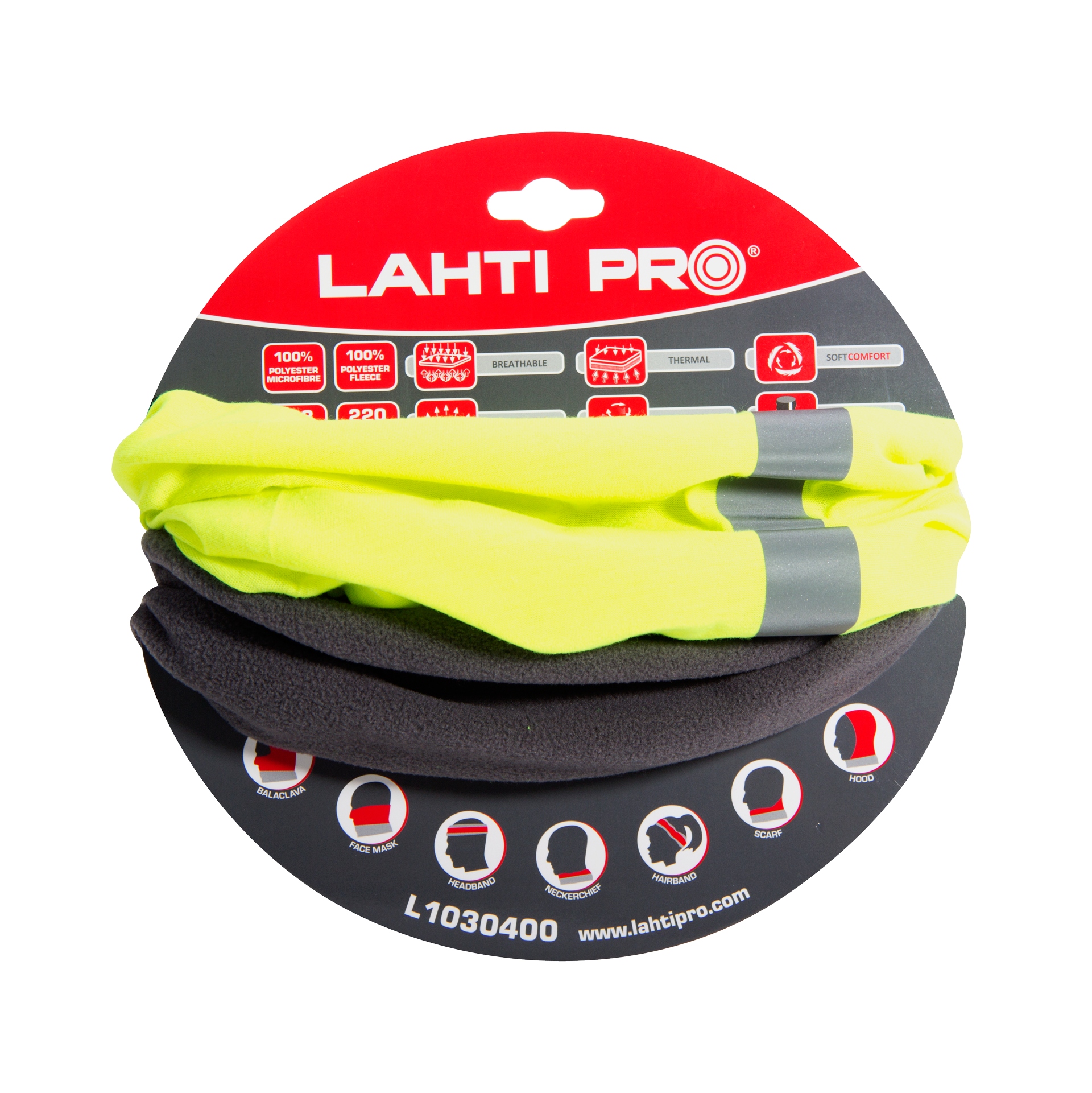 LAHTI CHUSTA WIELOFUNKCYJNA Z POLAREM Z ODBLASKIEM Marka Lahti Pro