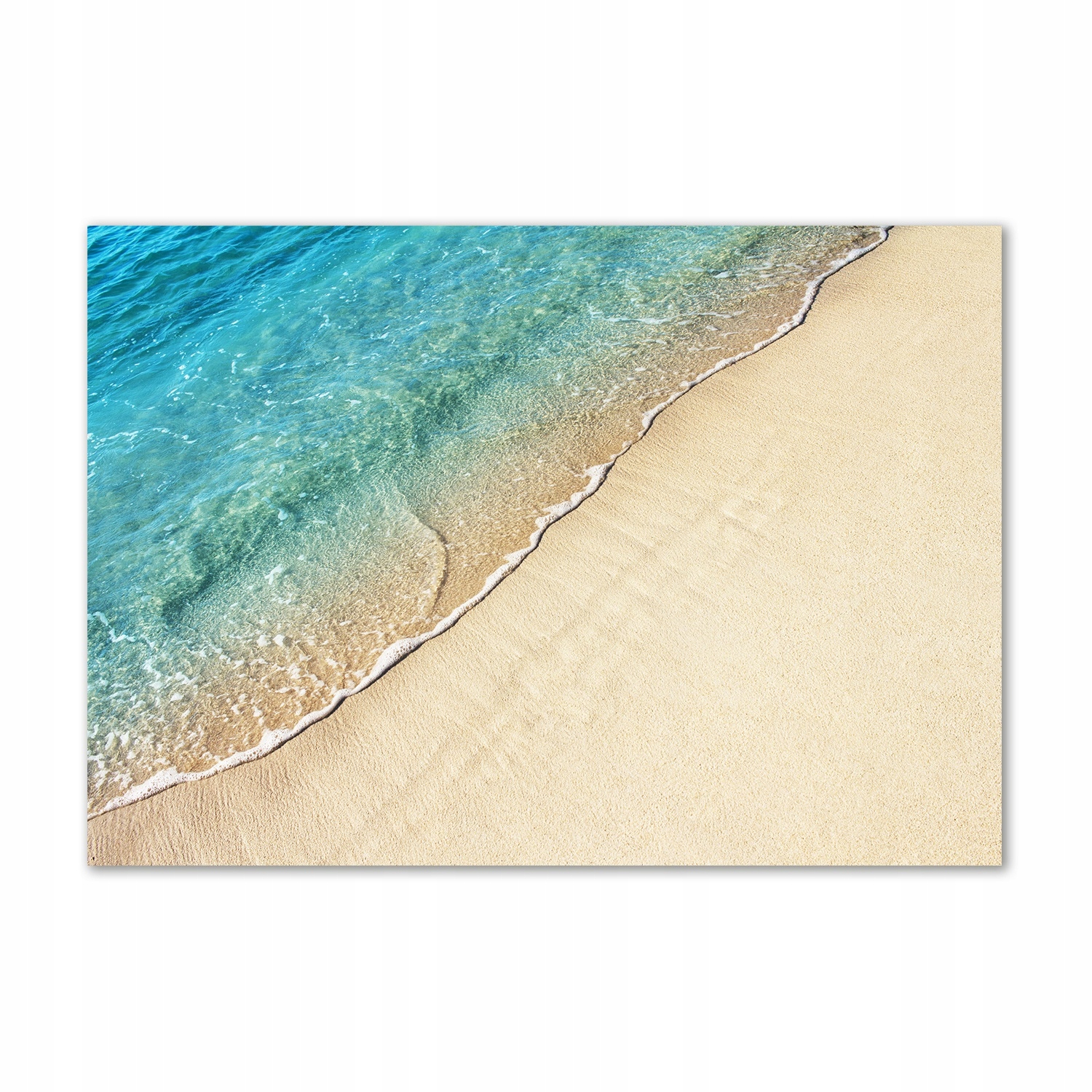 

Foto obraz szkło akrylowy Fala na plaży 100x70 cm