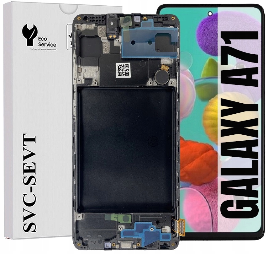 Displej Pro Samsung Galaxy A71 A715 Originální Oem Obrazovka +rámeček