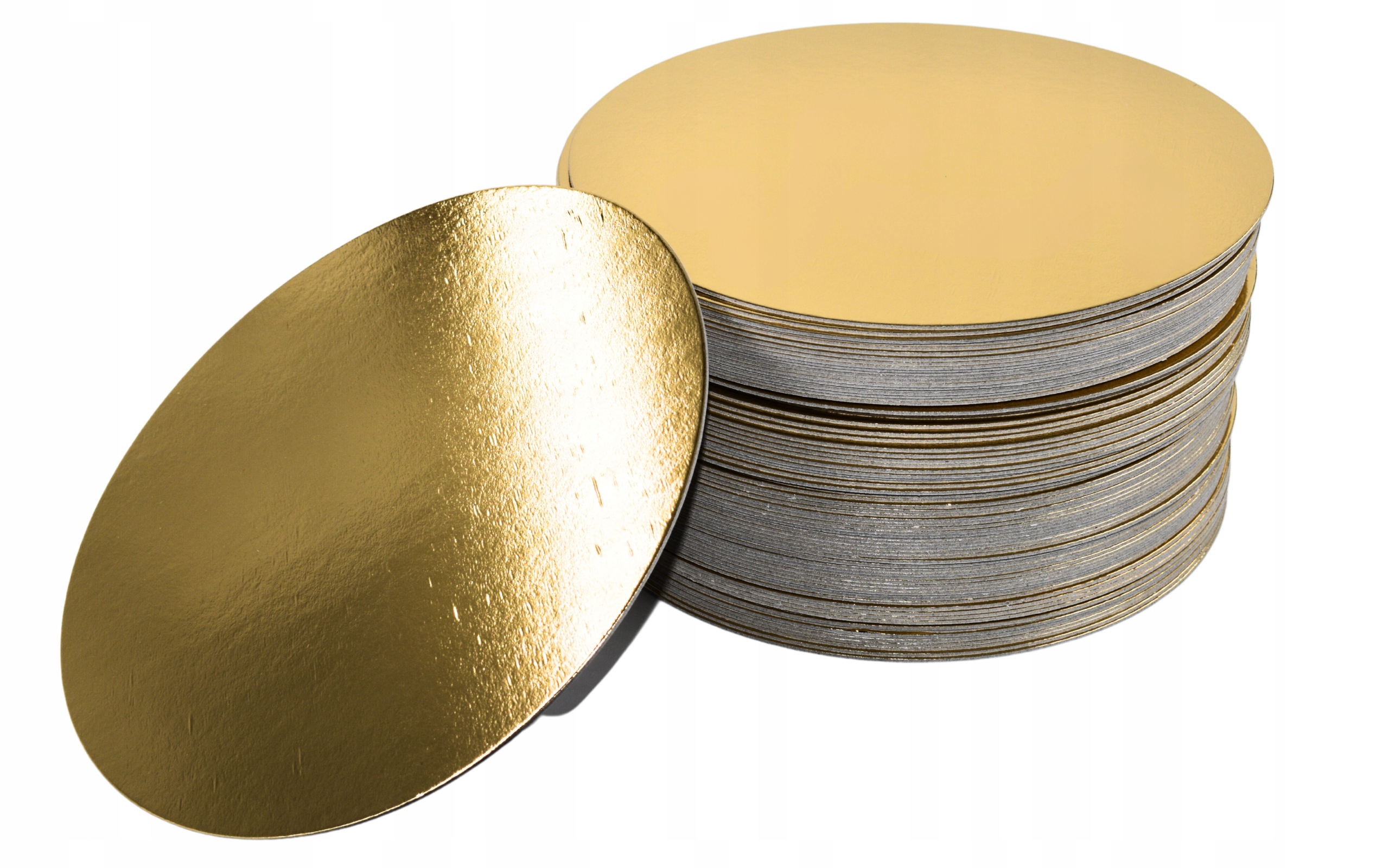 Podkład pod tort złoty 28 cm, 100 sztuk estetyczny i praktyczny