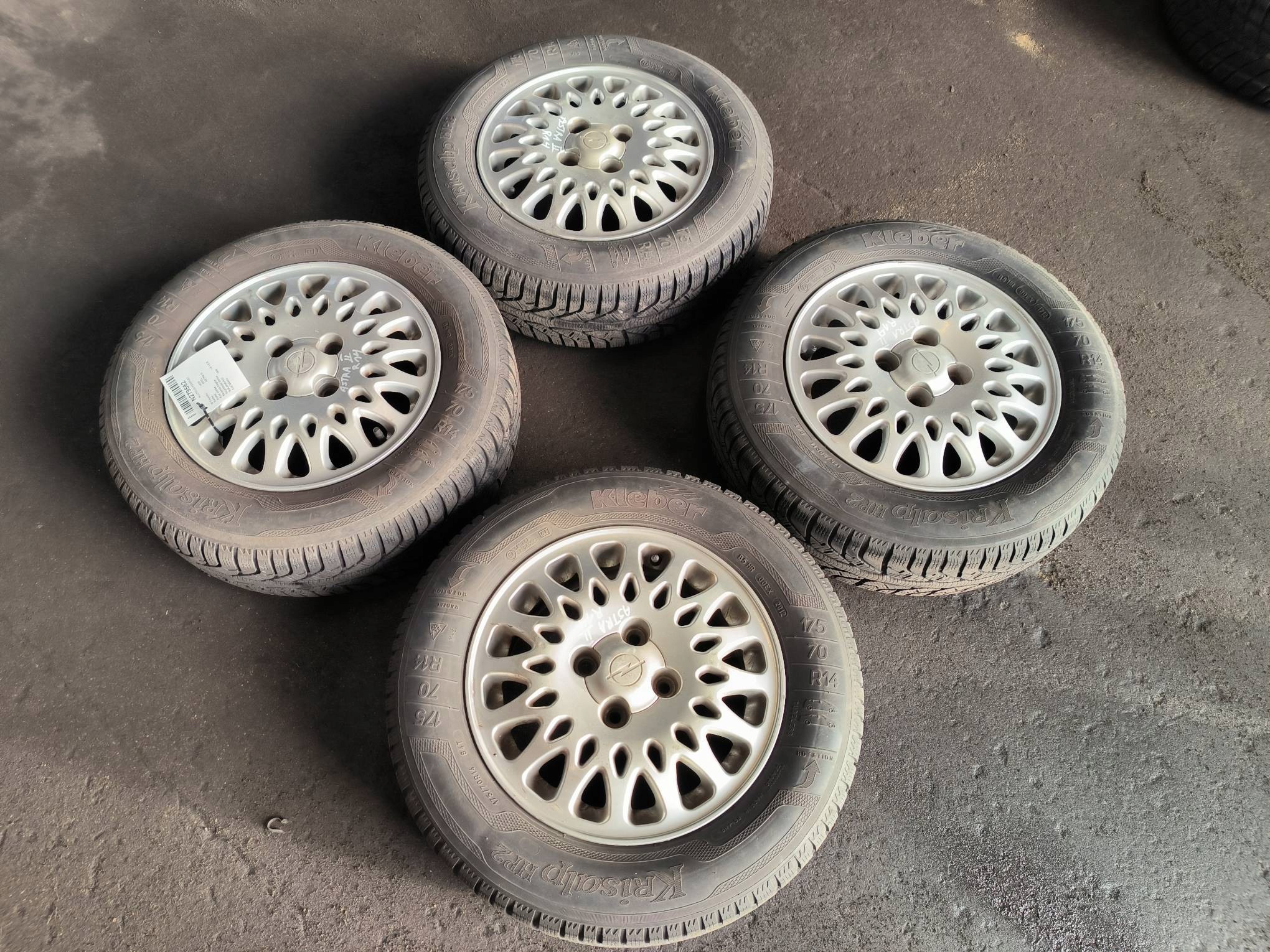 disc KOMPLET 14'' 4X100 OPEL ASTRA G