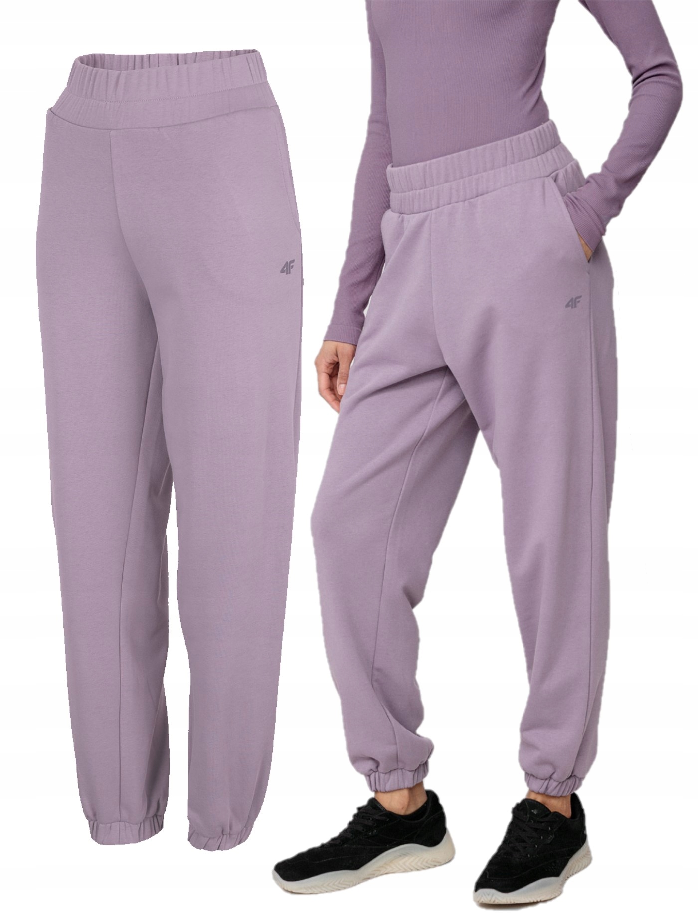 

Spodnie Dresowe 4F Joggery Damskie SPDD013 XXL