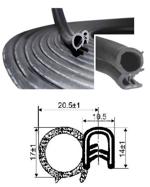 

Uszczelka Drzwi Maluch Polonez Fiat 126p 125p Oryg