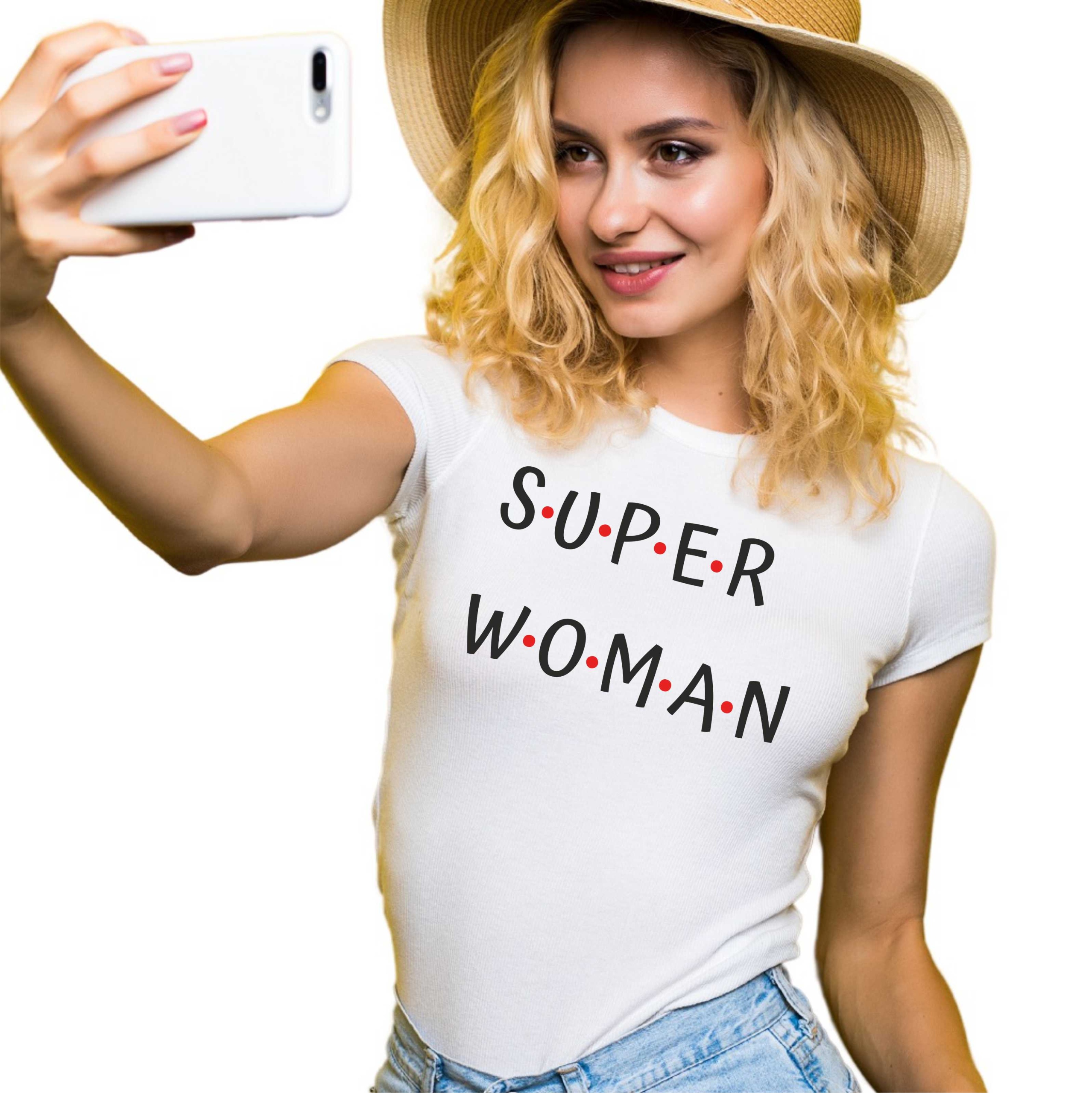 

Koszulka Super Woman Na Urodziny Na Dzień Kobiet