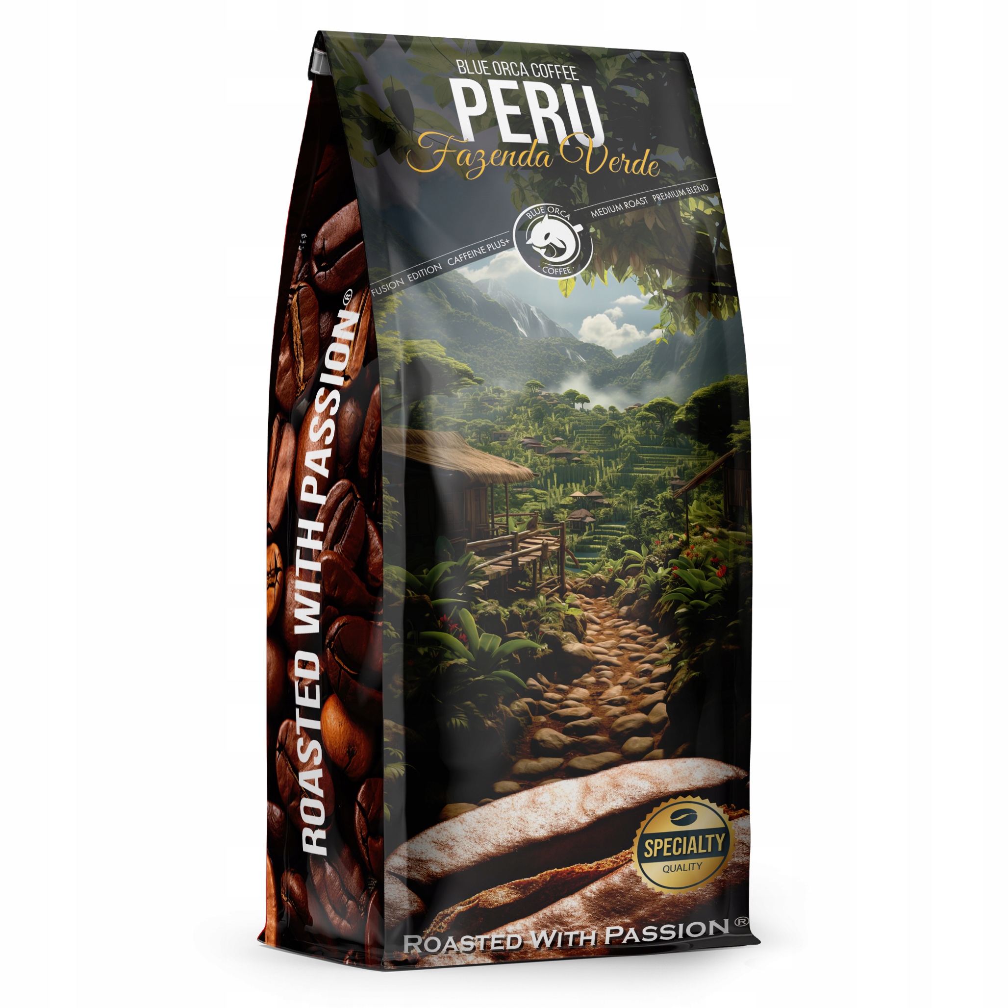 Levně Káva zrnková 1 kg Peru Fazenda Verde Fusion Edition Blue Orca Dárek