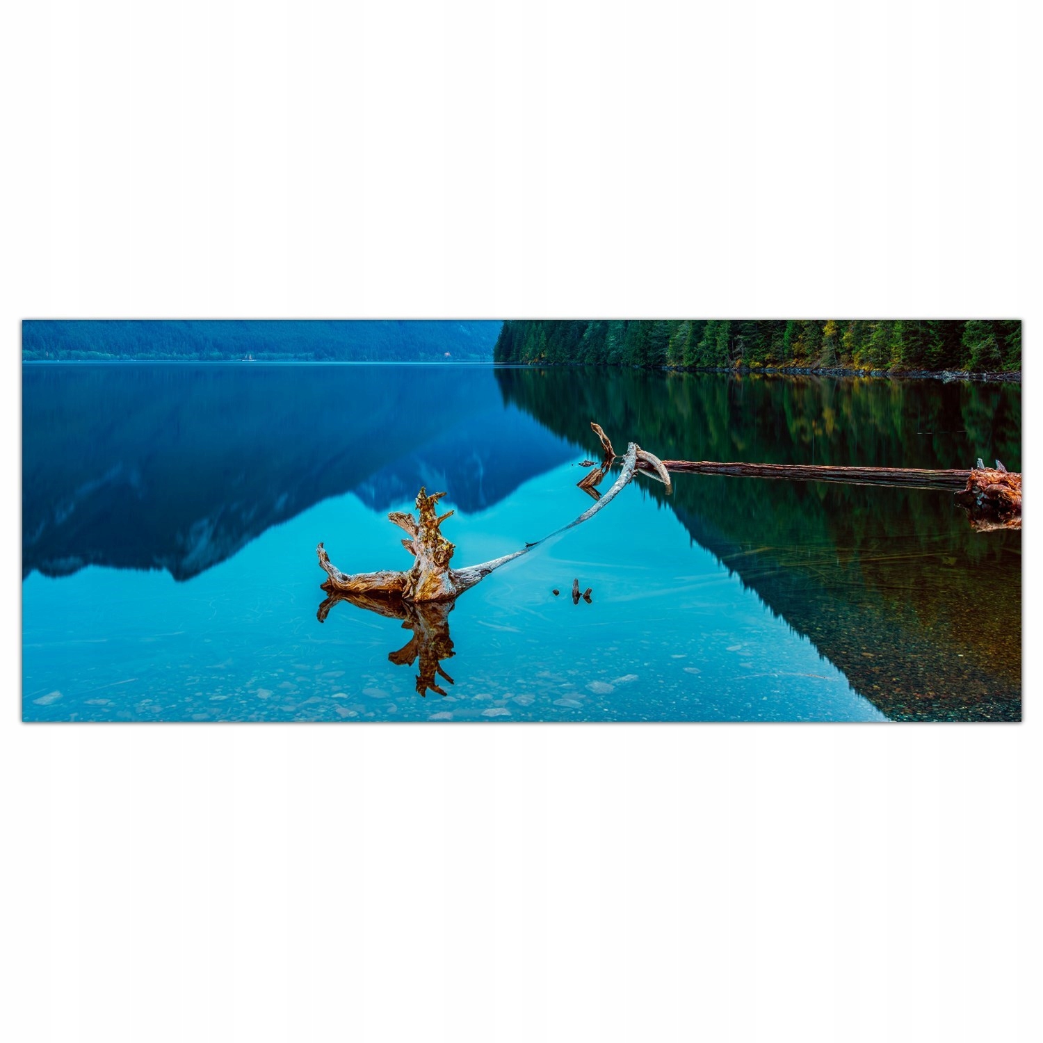 Jezero Hory Příroda 125x50 Panel sklo do kuchyně