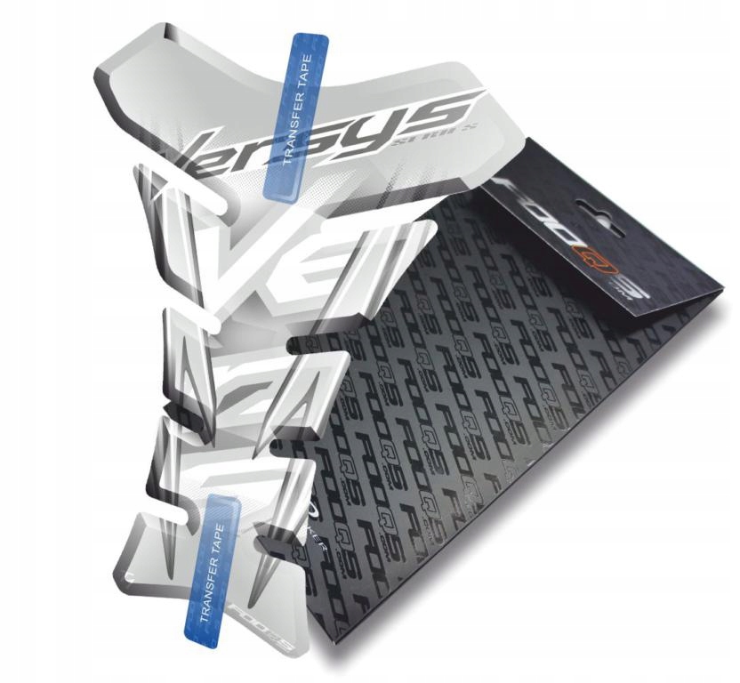 Tank-pad od firmy Fooqs pro Kawasaki Versys 650 1000 Bílý