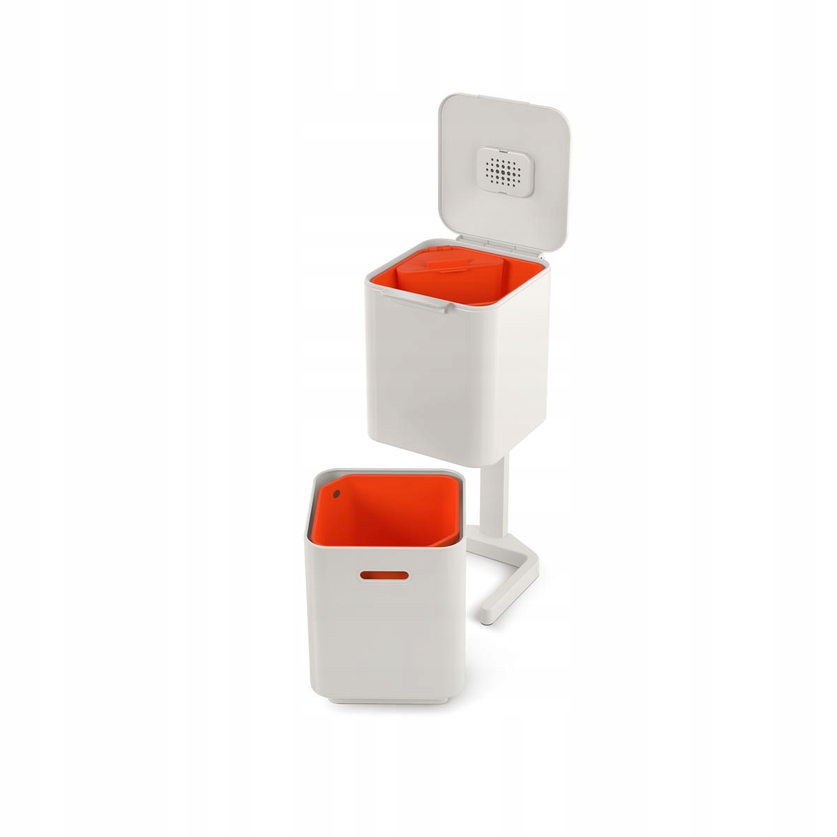 KOSZ do SEGREGACJI ŚMIECI 40 l stone Totem Compact Joseph Joseph Kolor biały