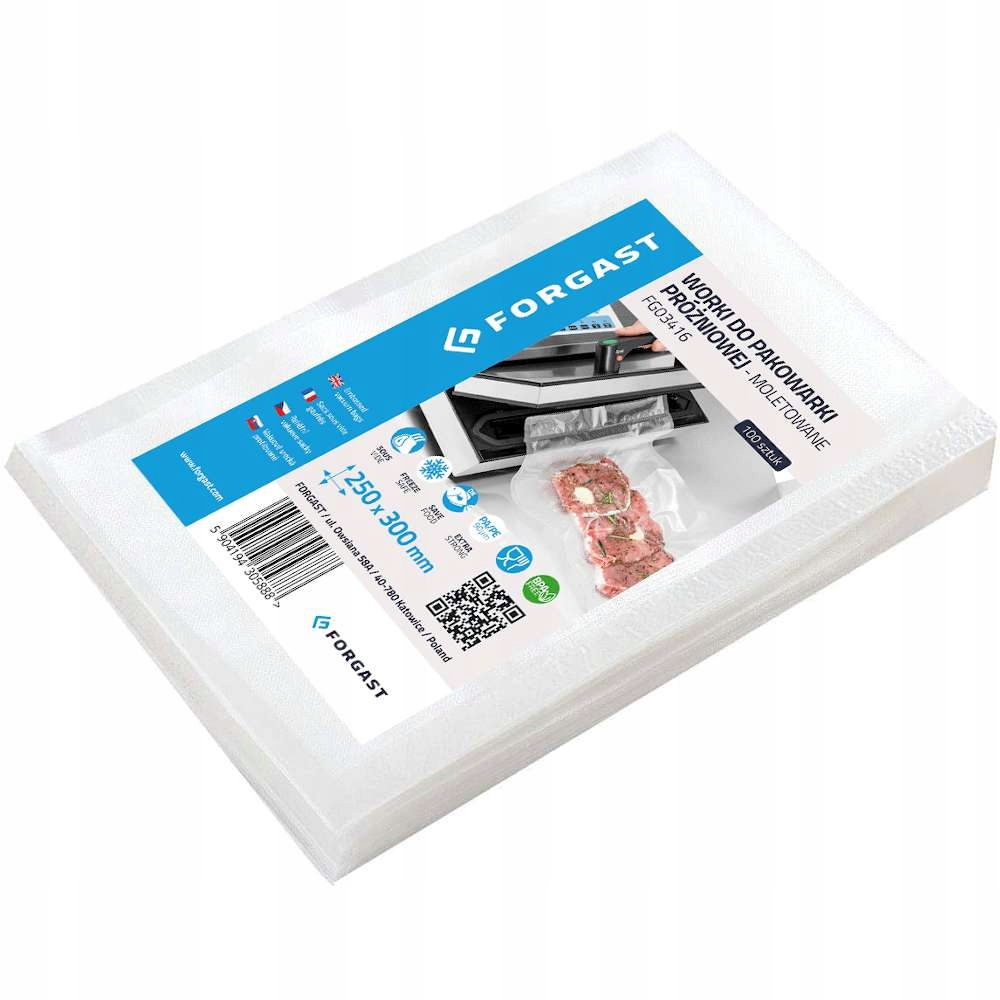 

Worki Próżniowe Moletowane 25X30CM 100 Szt Forgast