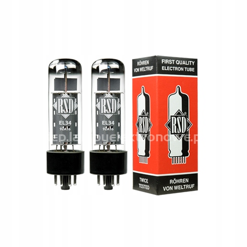 EL34 Rsd 2 ks vybraný pár