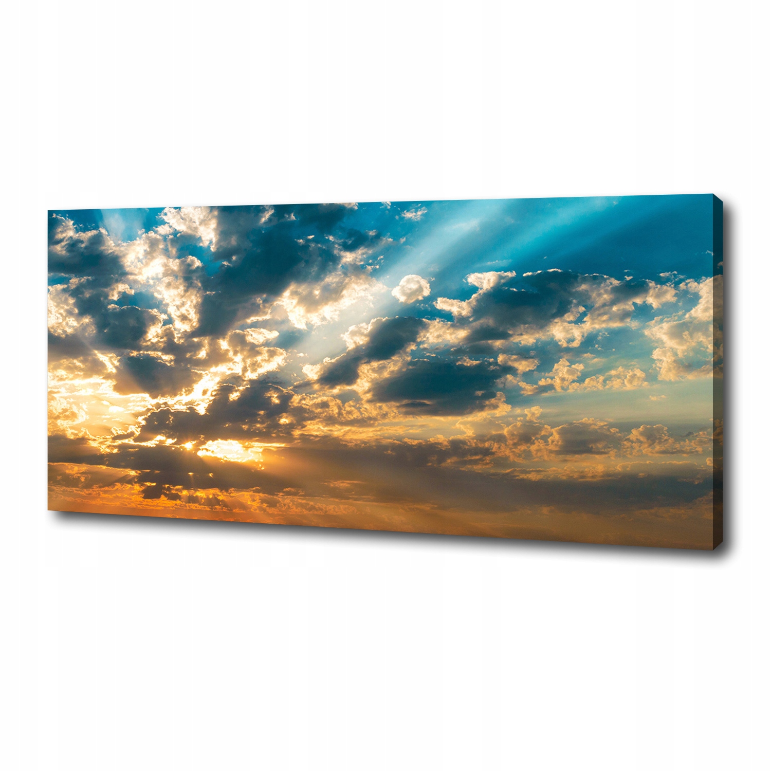 

Foto obraz na płótnie Zachód słońca niebo 125x50cm