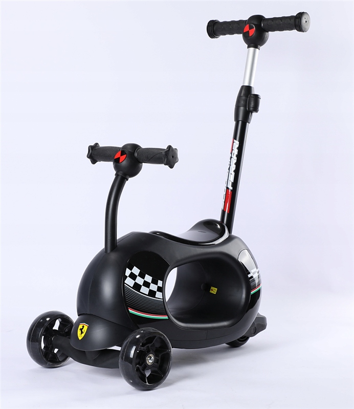 Ferrari 4v1 Twist Scooter FXK92-1 multifunkční koloběžka černá