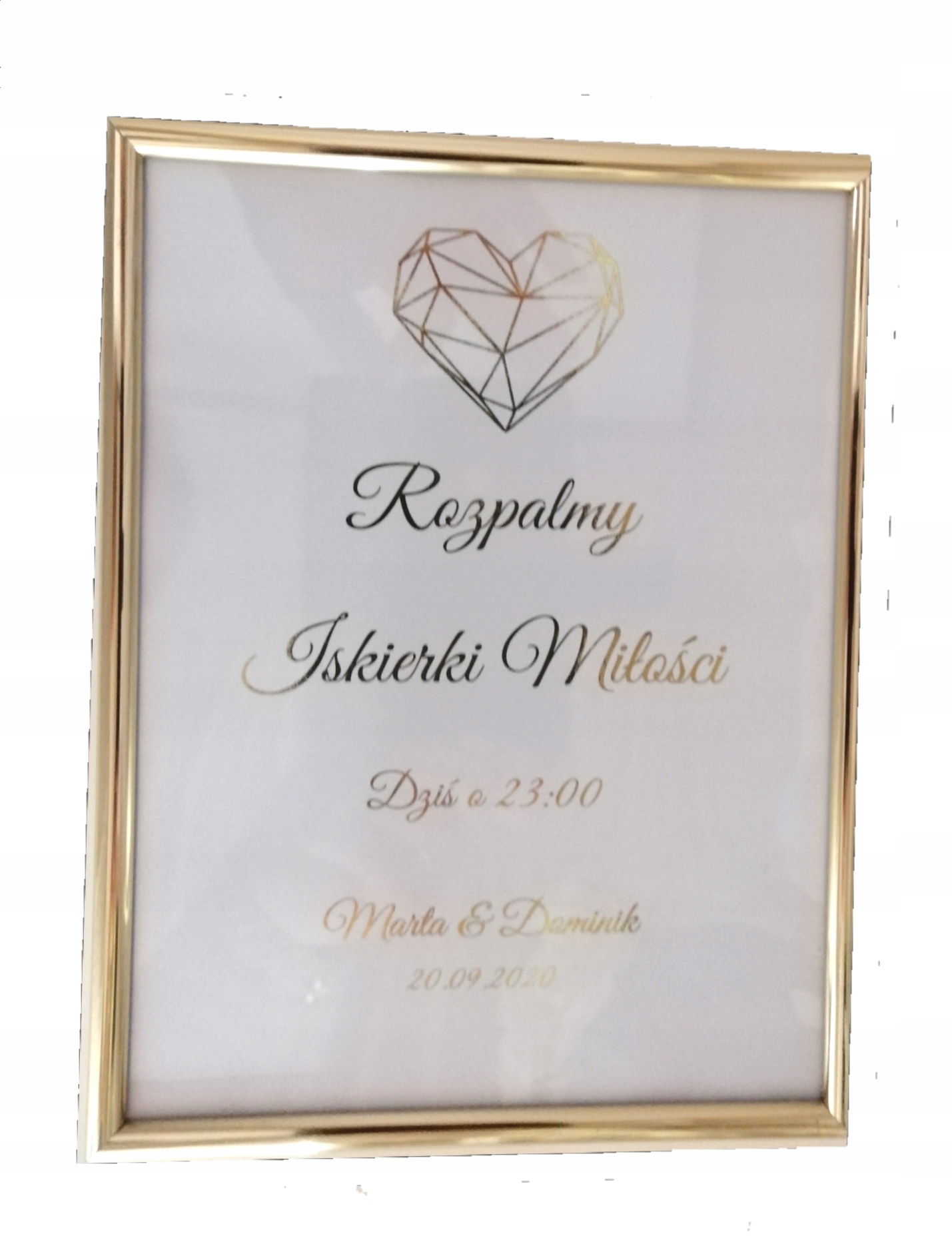 

Iskierki miłości ramka