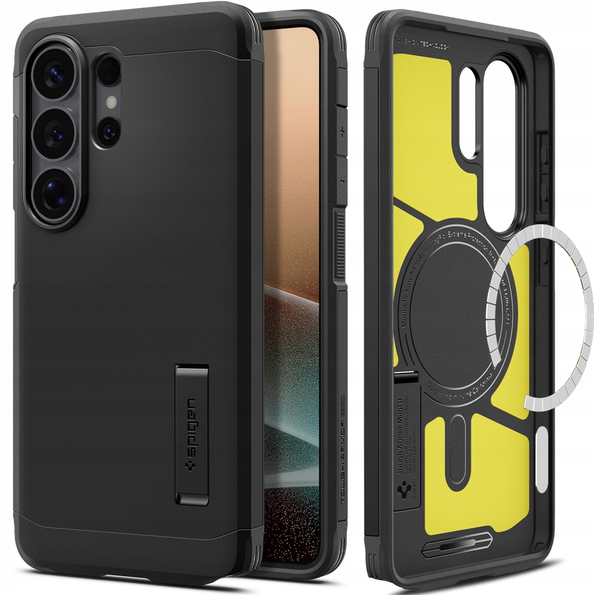 Pouzdro Spigen pro Galaxy S26 Ultra, zadní kryt pro MagSafe, pouzdro stojan, pevné