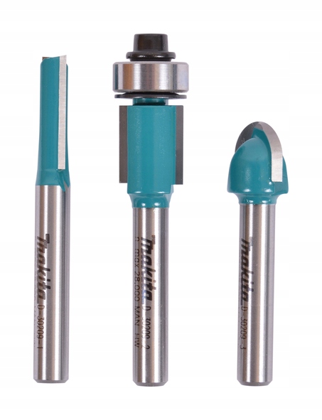 

Makita Zestaw Frezów 6MM 3SZT. D-30209