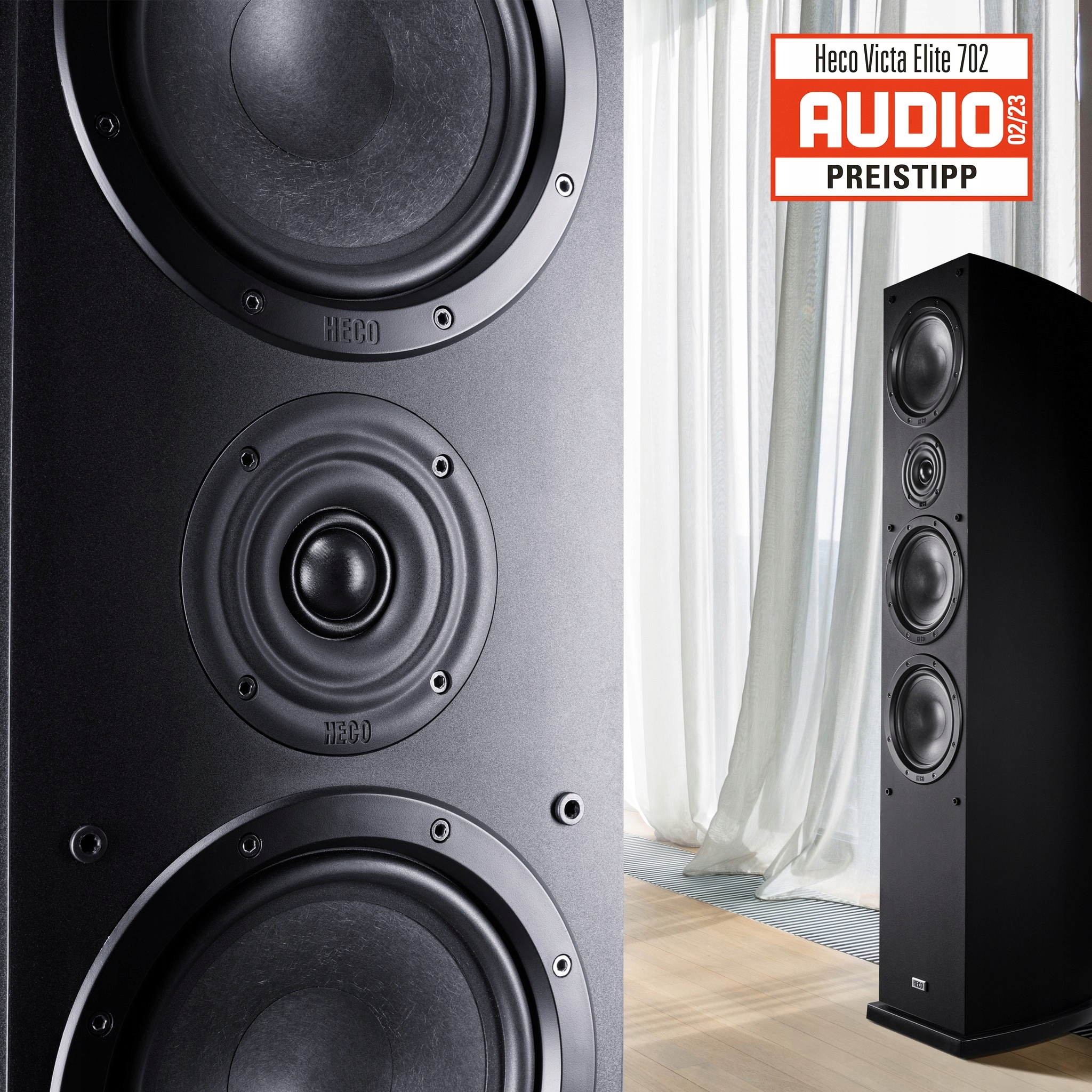 Heco victa elite 202 звуковая система крепление на подставку