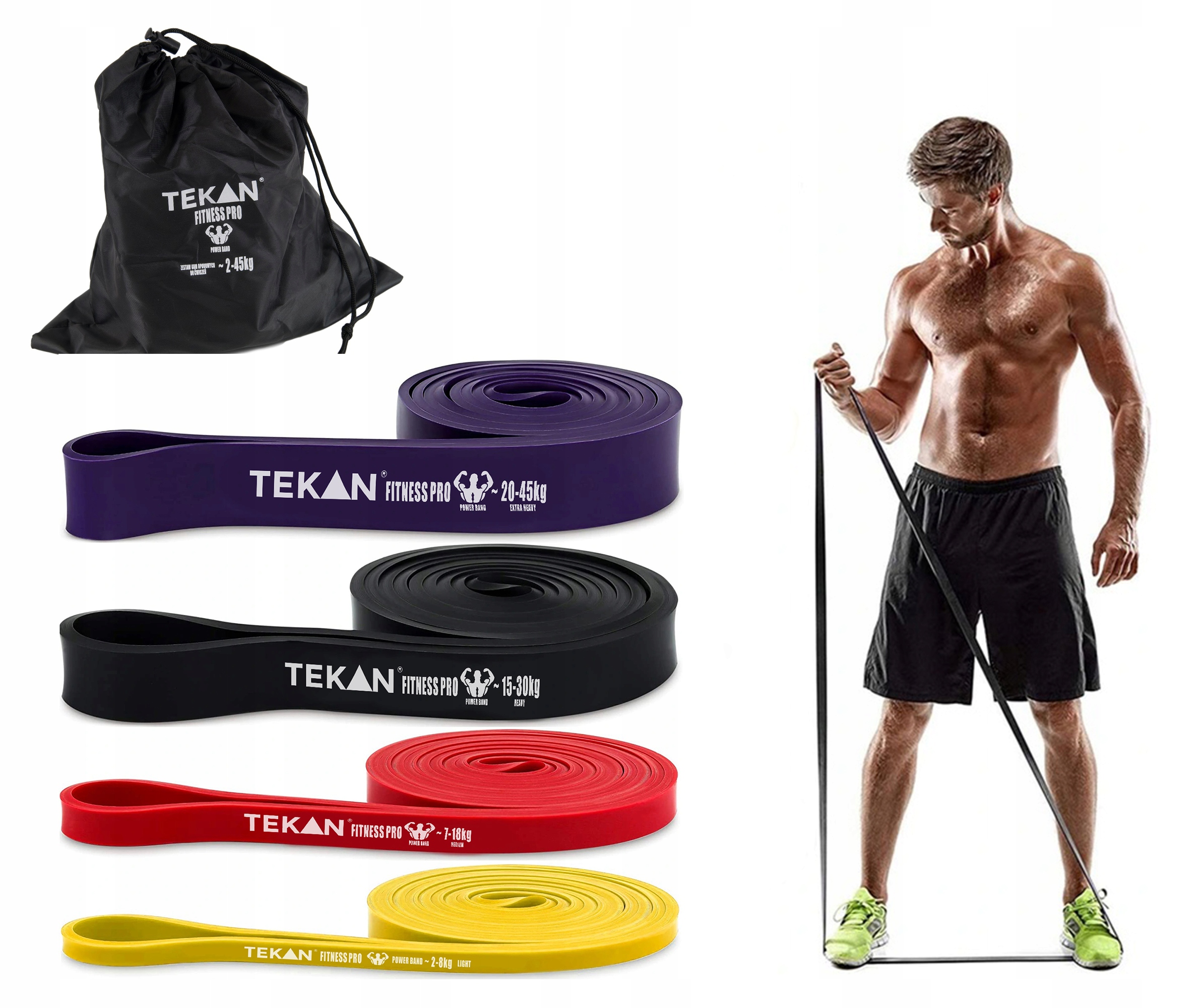 

Zestaw Gum Do Podciągania Gumy Oporowe Crossfit