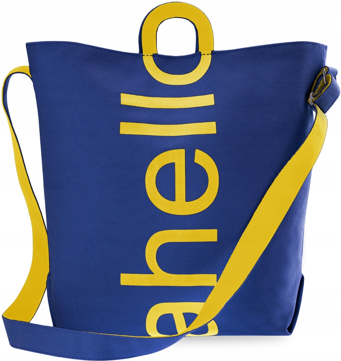 

Pojemna Zakupowa Torba Damska Lniany Shopper Bag
