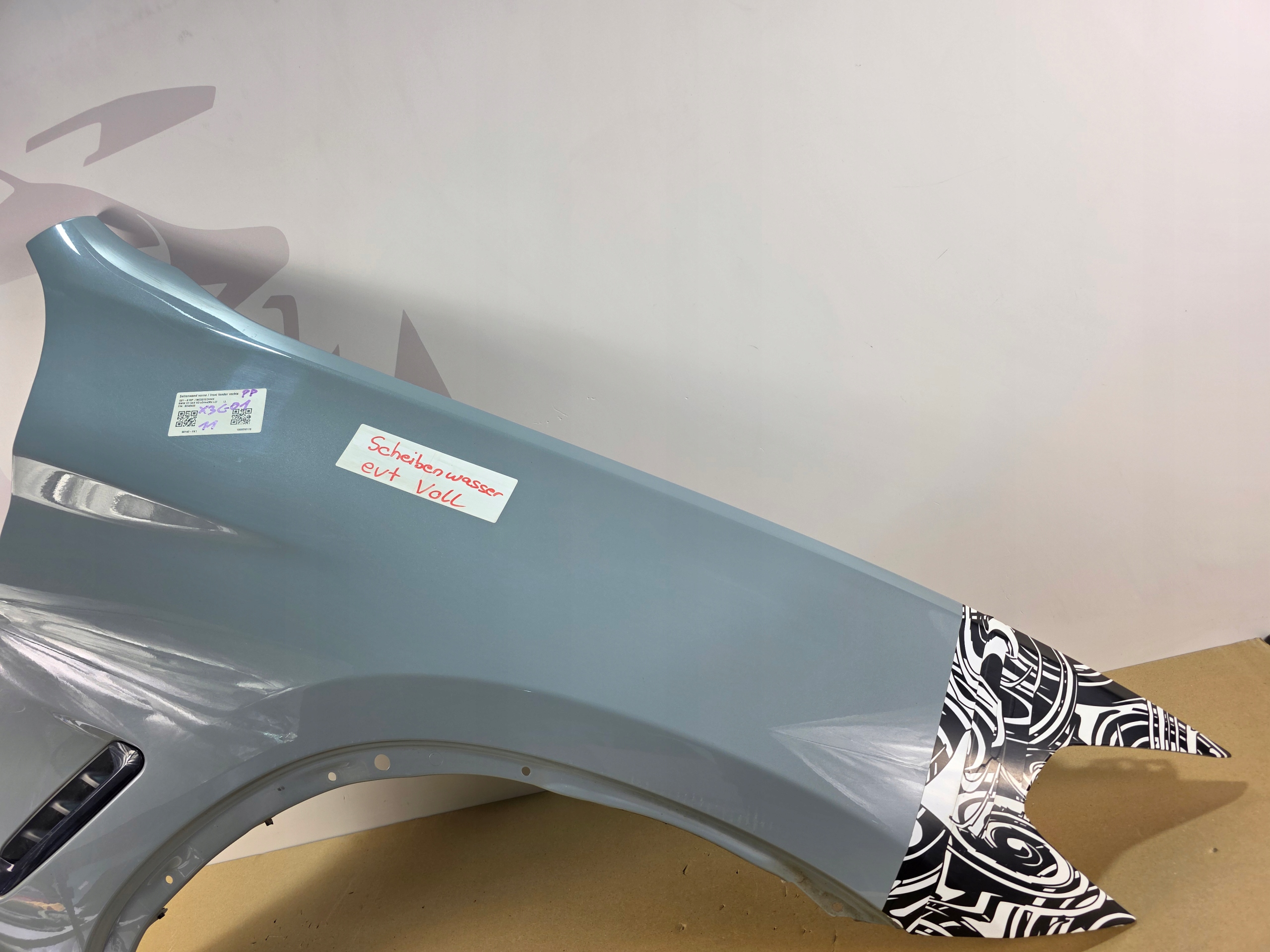 fender right front BMW 3 G01 4 G02 C4P BROOKLYN GRAU METALLIC