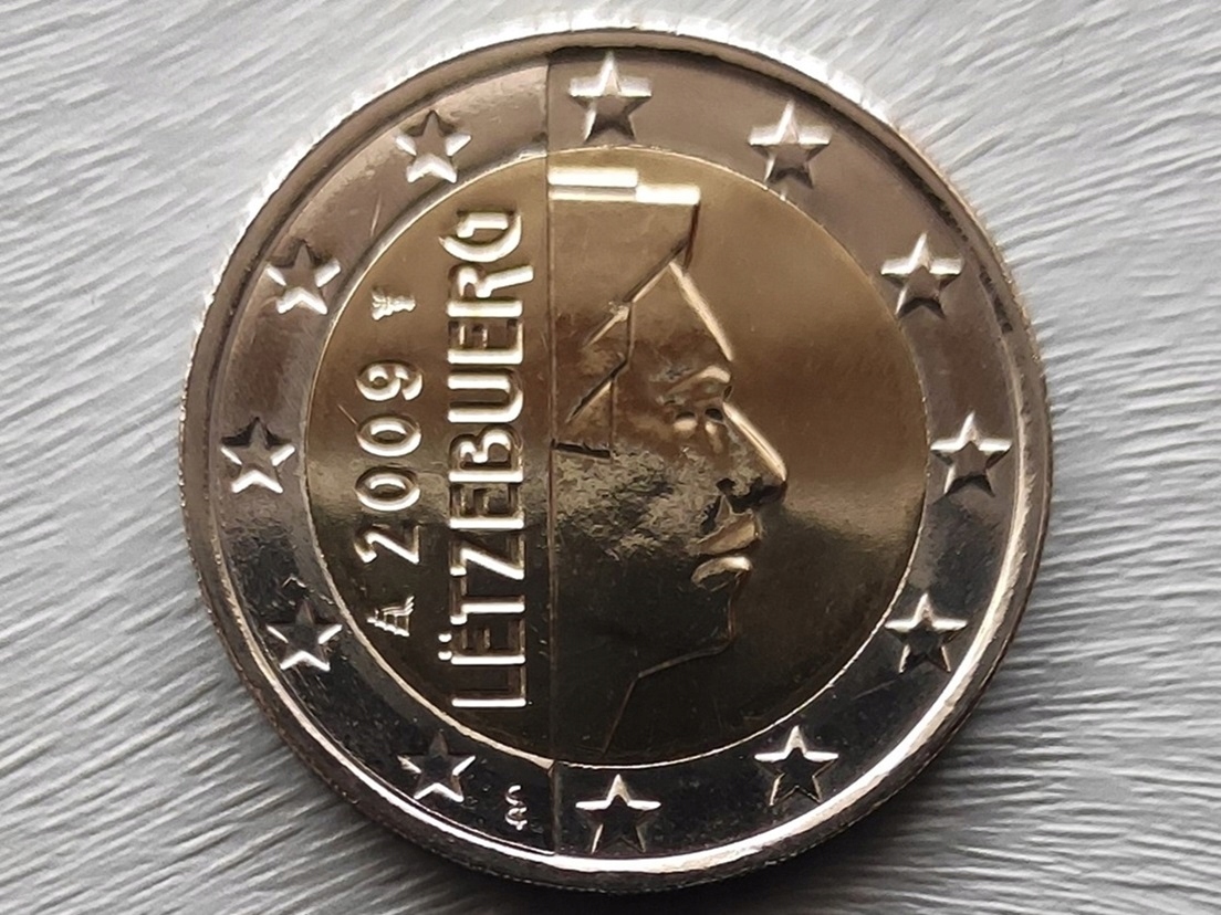 Luksemburg 2009 - 2 euro obiegowe - stan menniczy/ unc