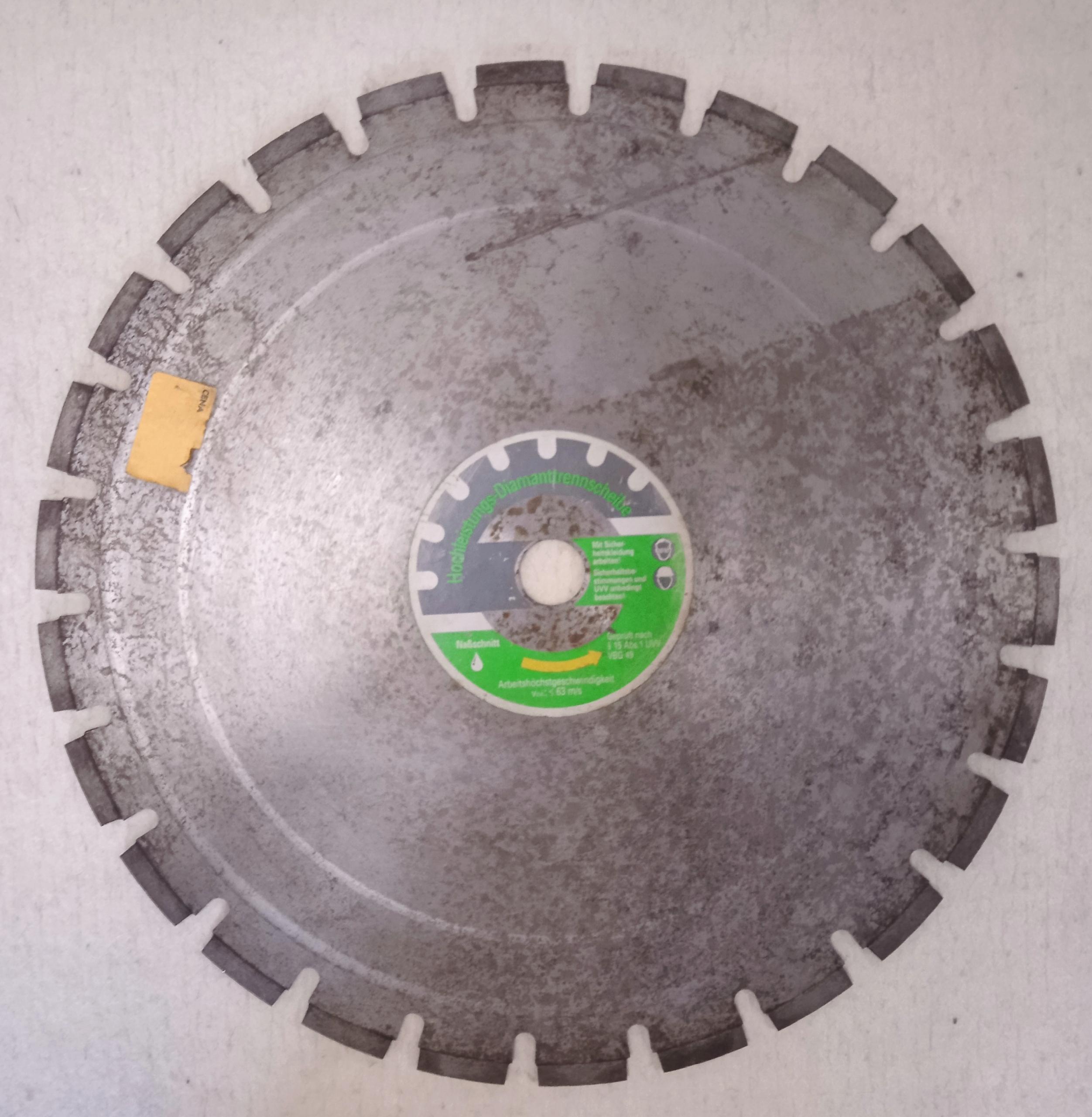 piła diamentowa 450X30 26 zębów WSG Schultz