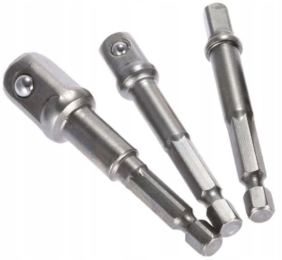 ADAPTERY REDUKCJE NA NASADKI DO WKRĘTARKI UCHWYT Marka Silver