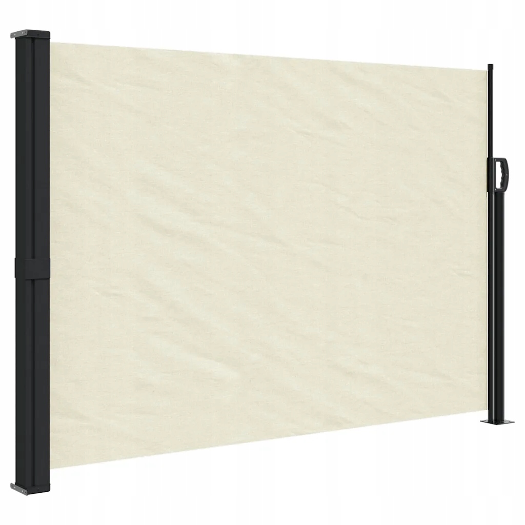 Krémová rolovací boční markýza 140 x 600 cm s Pu polyesterem