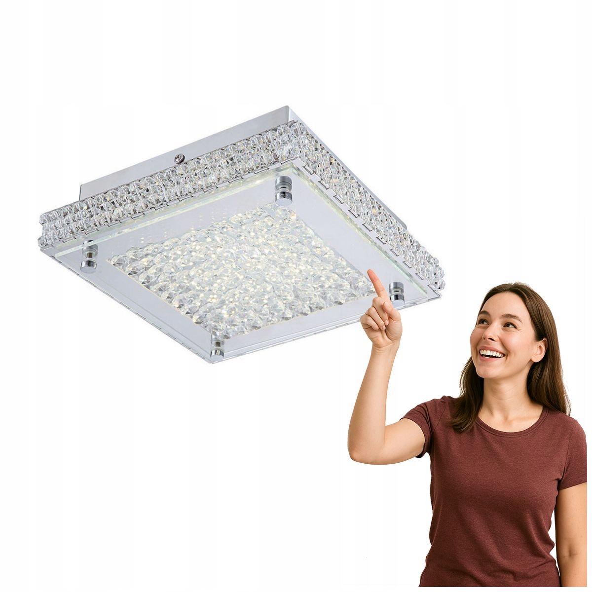 Stropné Svietidlo Nino Square C98000F-17W Italux